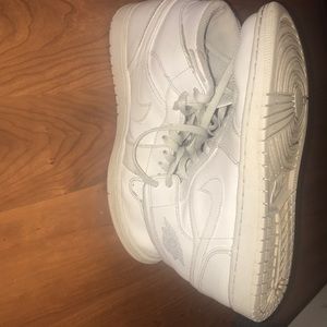 Used white retro air Jordan’s